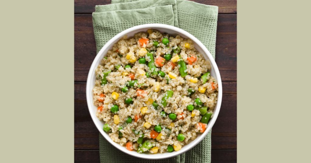 vegetable and quinoa bowl