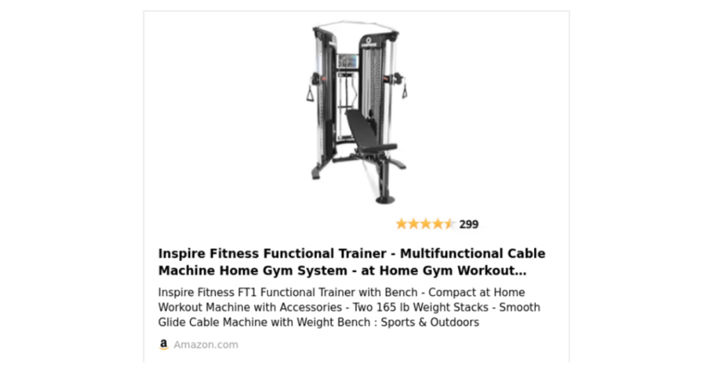 inspire fitness functional trainer