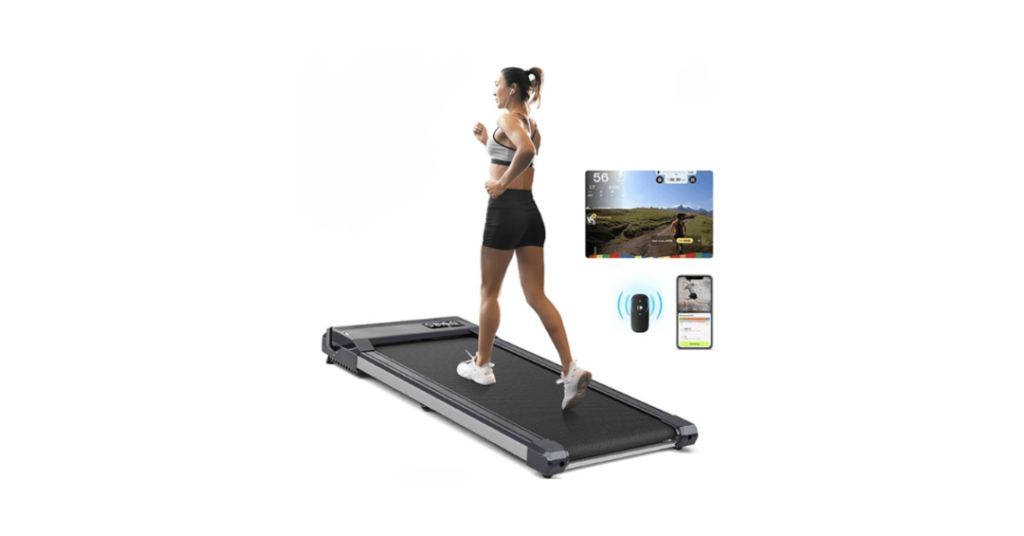 wellfit smart voice controlled under desk treadmill