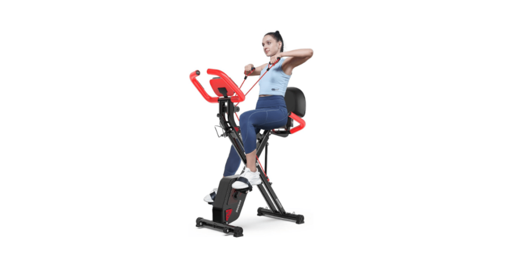 Pooboo Folding Exercise Bike