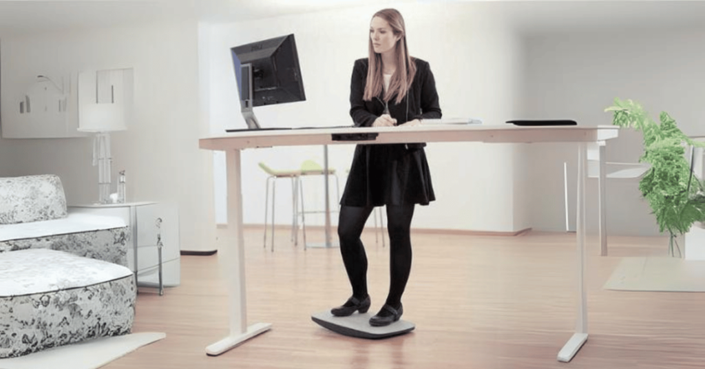 ergonomic desk exercise setup 4