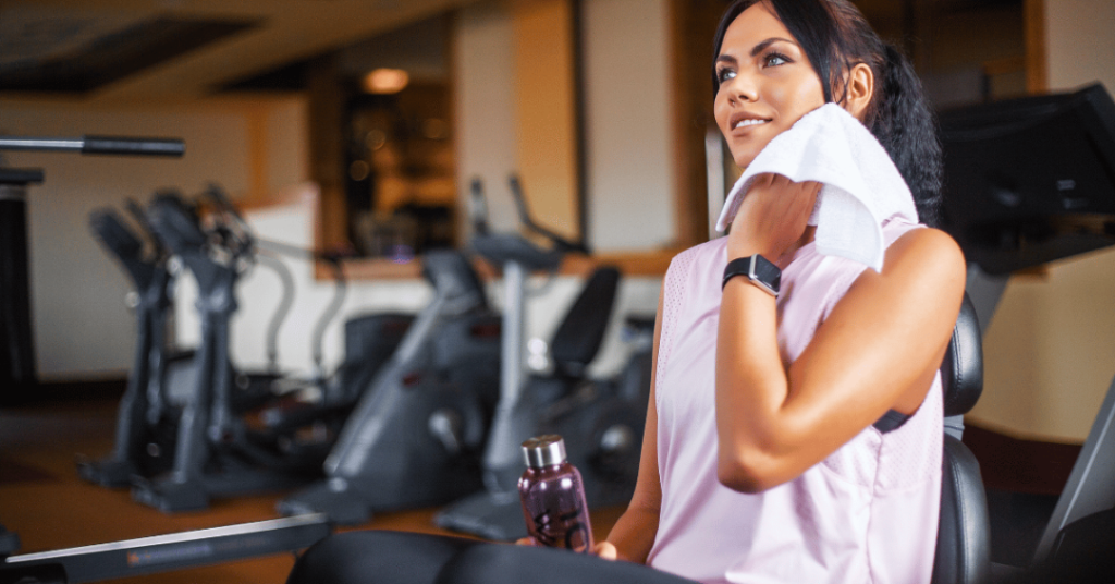 recumbent bike upper body workout 4