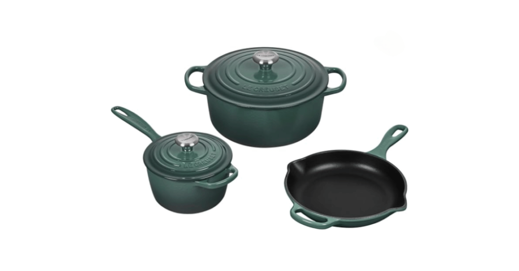 Le Creuset Signature Enameled Cast Iron Cookware Set