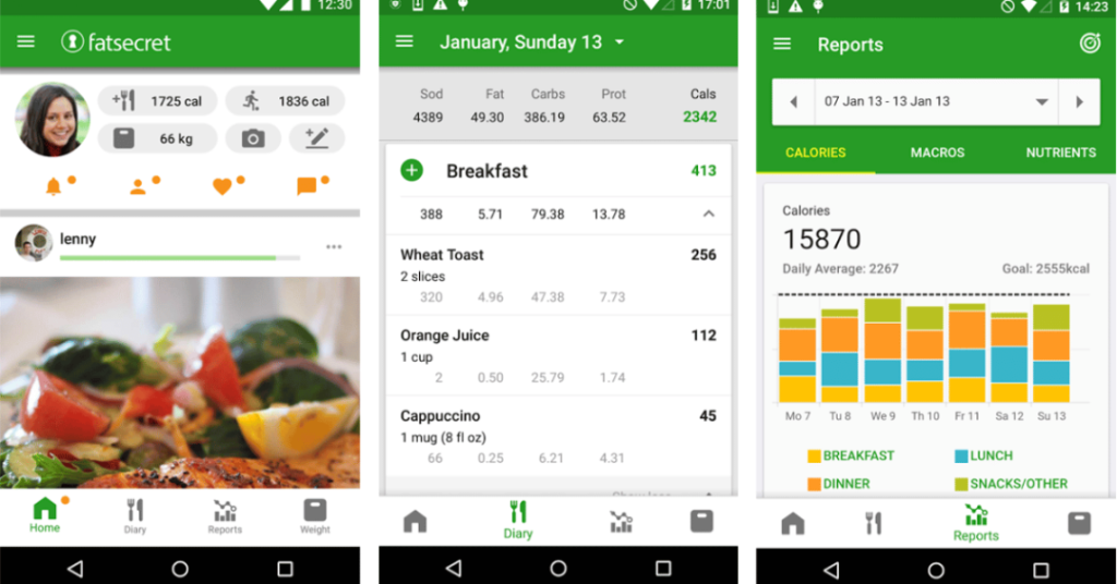 fatsecret app 4
