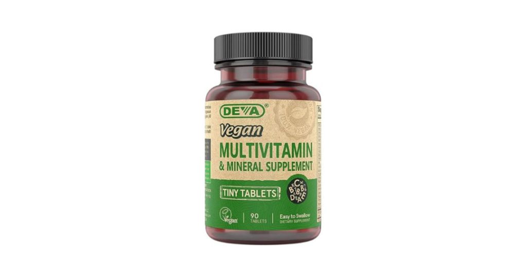 Deva Vegan Non GMO Multivitamin Mineral Supplement