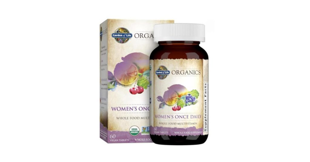 Sugar Free Garden of Life Organics Mykind Womens Multivitamin
