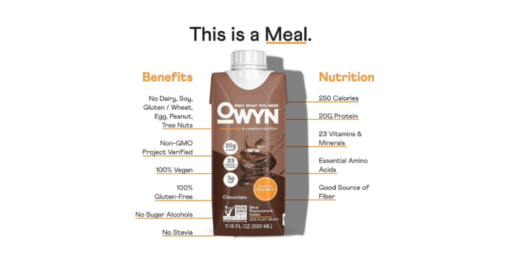 owyn meal replacement shakes 2